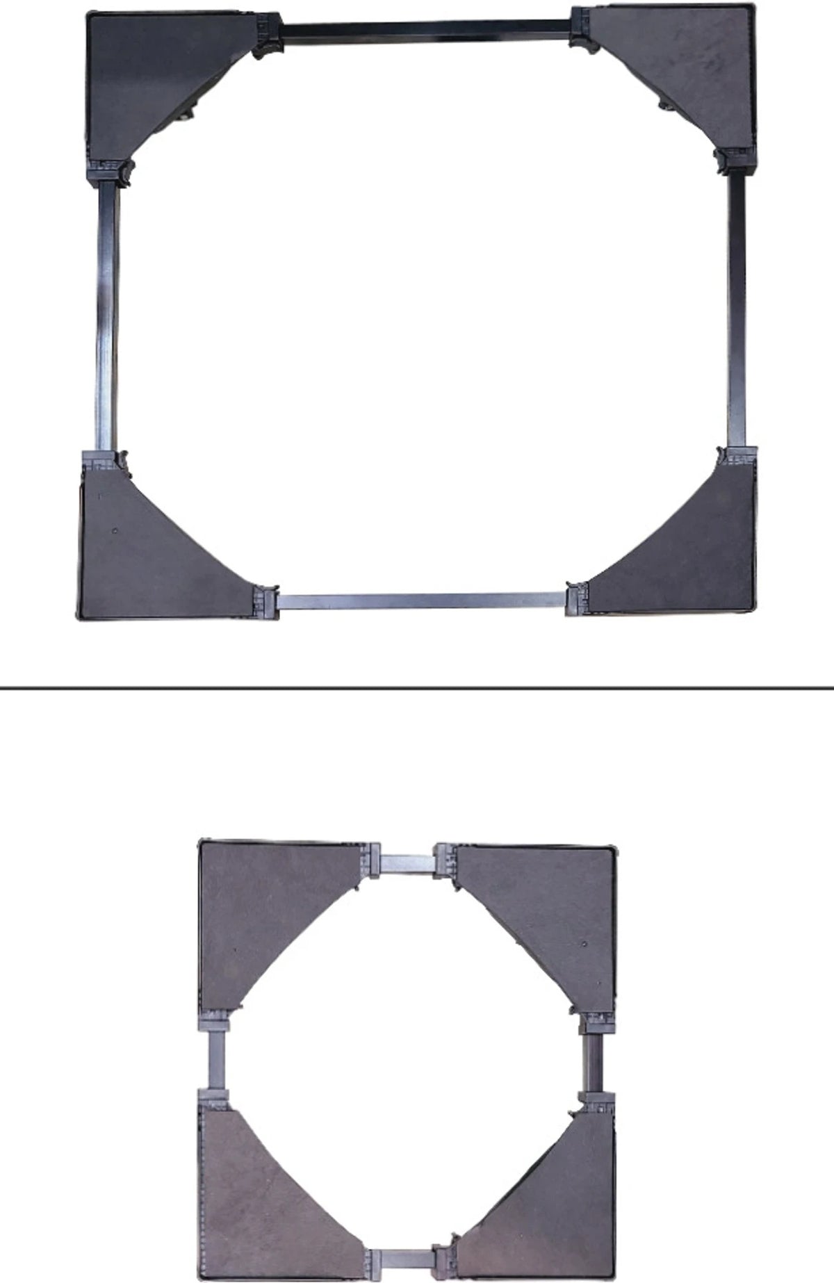 Godrej trolley stand disassembled components